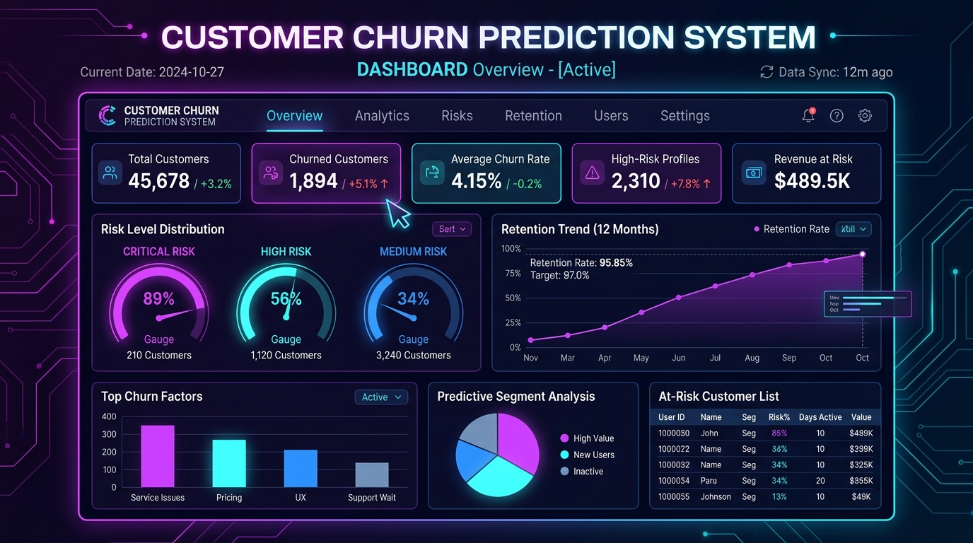 Customer Churn Prediction System
